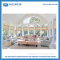 aluminum villa sunroom and winter garden /glass sunshine sun room house garden conservatory winter garden